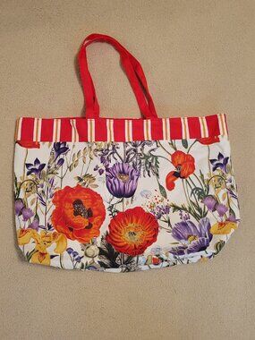Estee Lauder Floral Tote Bag